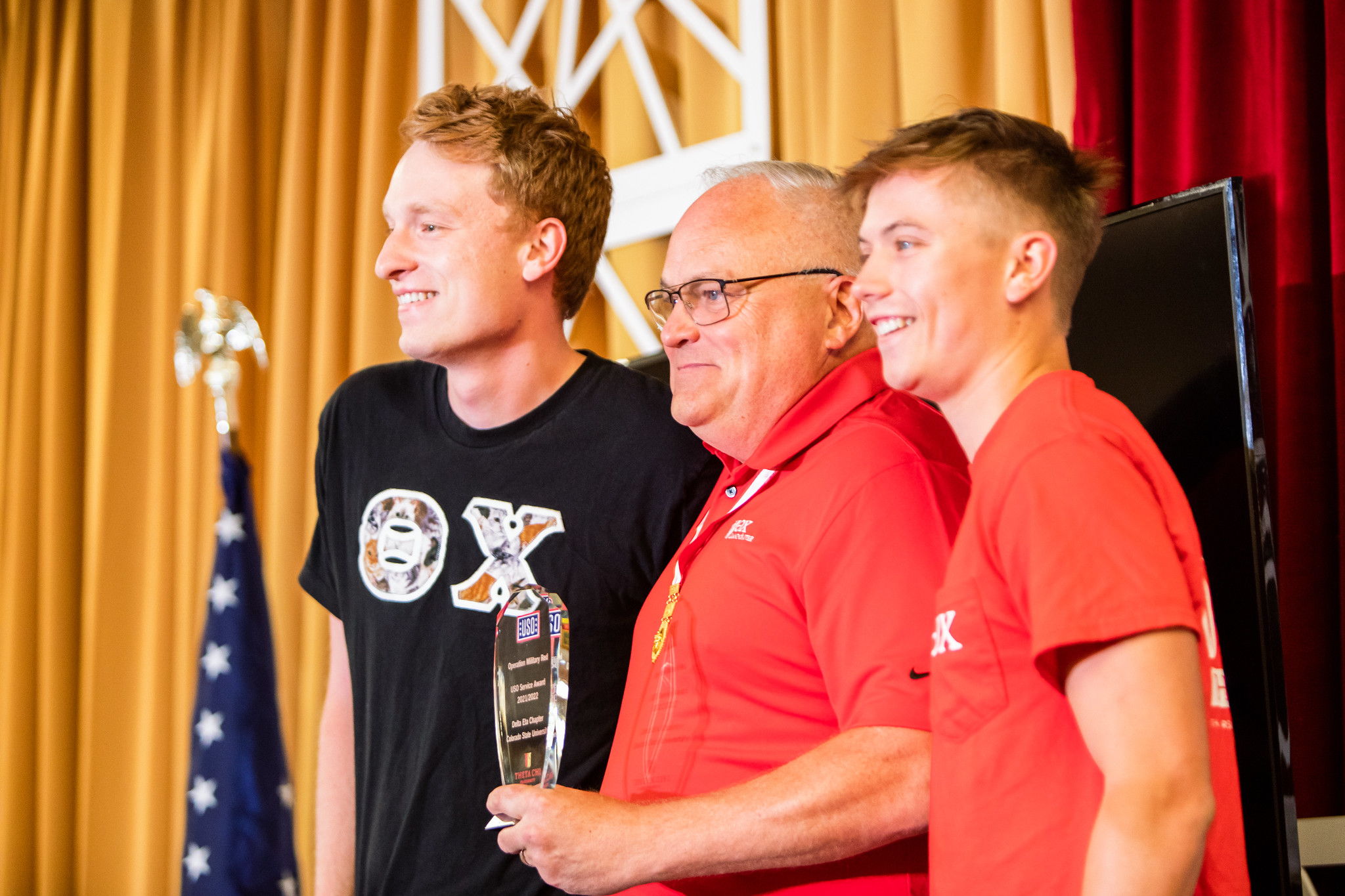 Delta Eta/Colorado State recipient of the USO Service Award Delta Eta/Colorado State recipient of the USO Service Award