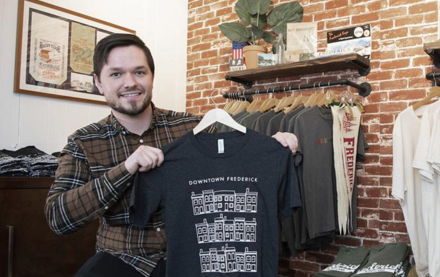Open for Business: Frederick Bound sells Frederick-themed T-shirts and more Image for Open for Business: Frederick Bound sells Frederick-themed T-shirts and more