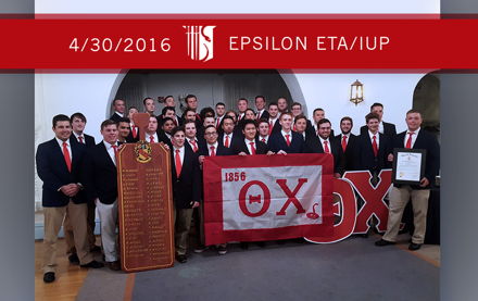 Image for Epsilon Eta Reinstalls at Indiana University of Pennsylvania