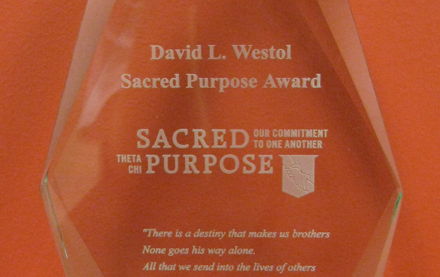 Gamma Tau/Drake University receives the 2016/2017 David L. Westol Sacred Purpose Award Image for Gamma Tau/Drake University receives the 2016/2017 David L. Westol Sacred Purpose Award