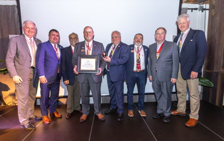 Jim McMahon Receives 150th Distinguished Service Award Image for Jim McMahon Receives 150th Distinguished Service Award