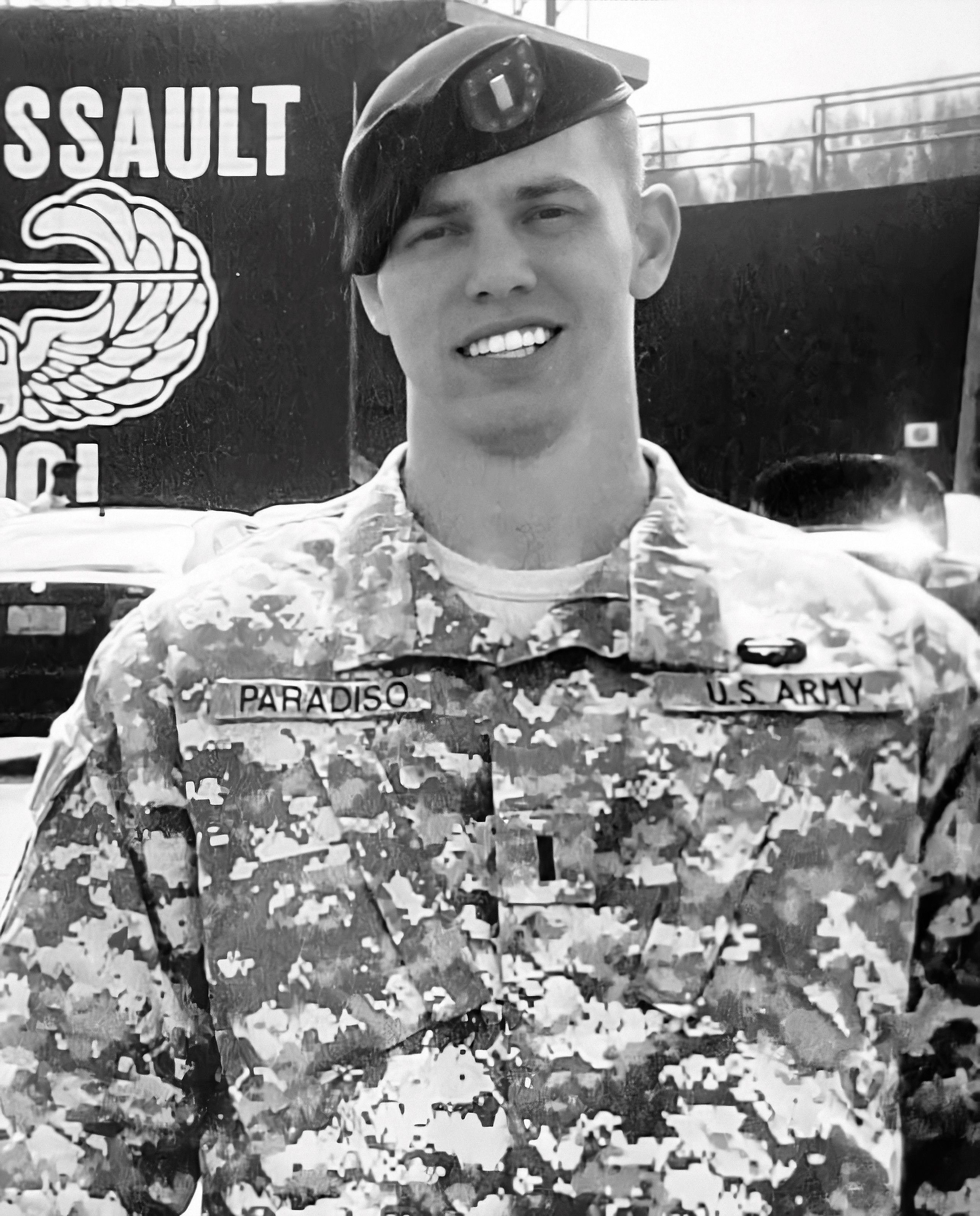 Trey Paradiso Trey Paradiso in uniform