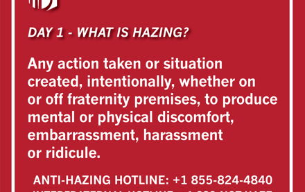National Hazing Prevention Week 2024: Day 1 - What is Hazing? Image for National Hazing Prevention Week 2024: Day 1 - What is Hazing?